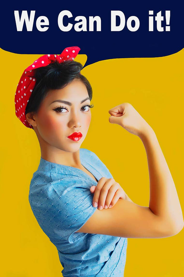 Kitana Closet as Rosie the Riveter