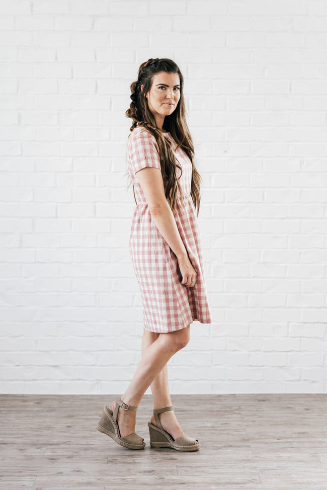 Kai Dress Pink & Cream