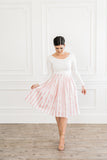 Cotton Candy Striped Skirt